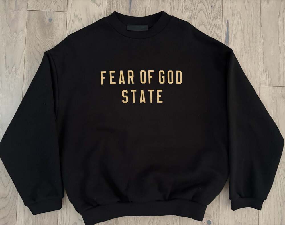 Fear of God Essentials State Crewneck Sweatshirt Black